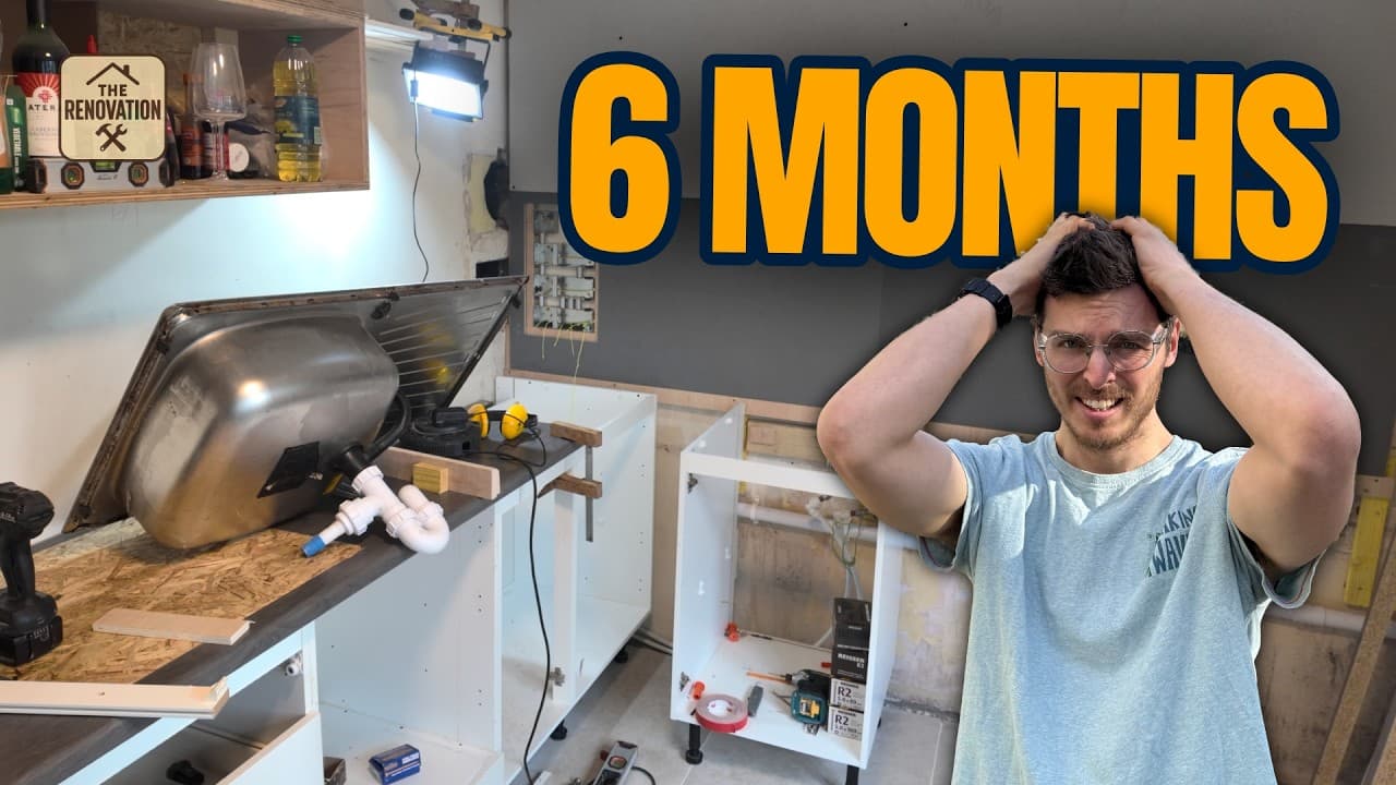 I Went Six Months Without a Kitchen — So I Found One for Free and Put It In