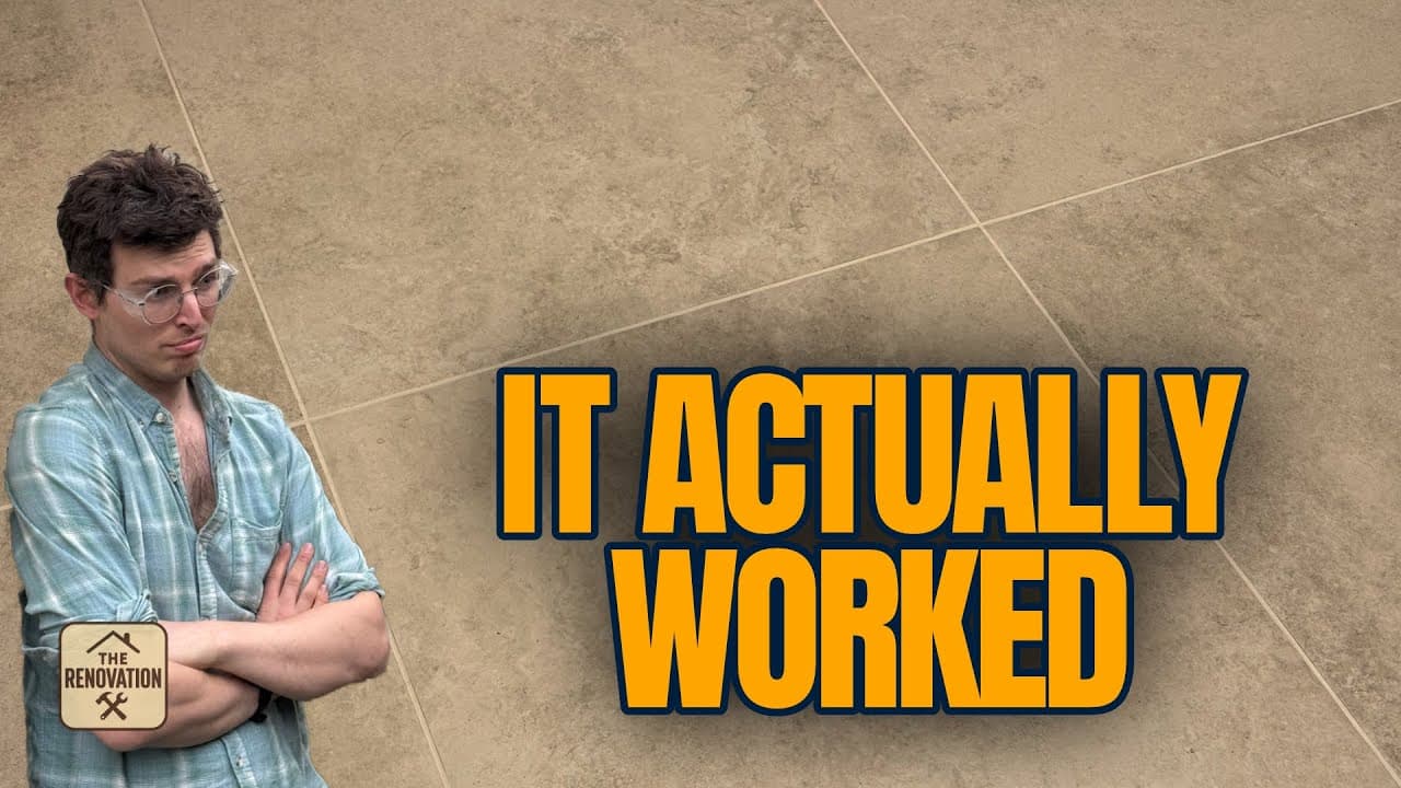 For Once, the Tiling Actually Went According to Plan