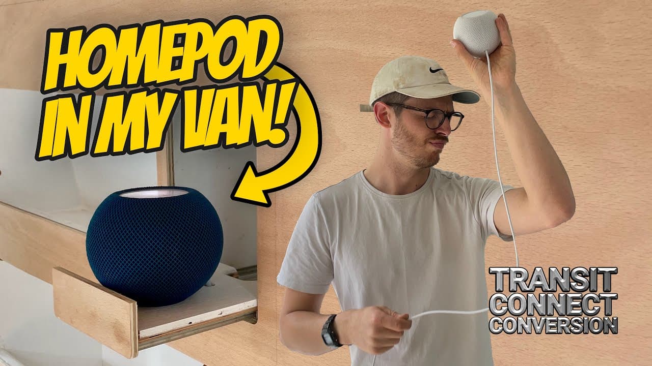 I Installed a smart speaker in my Transit Connect camper conversion and here's what happened!