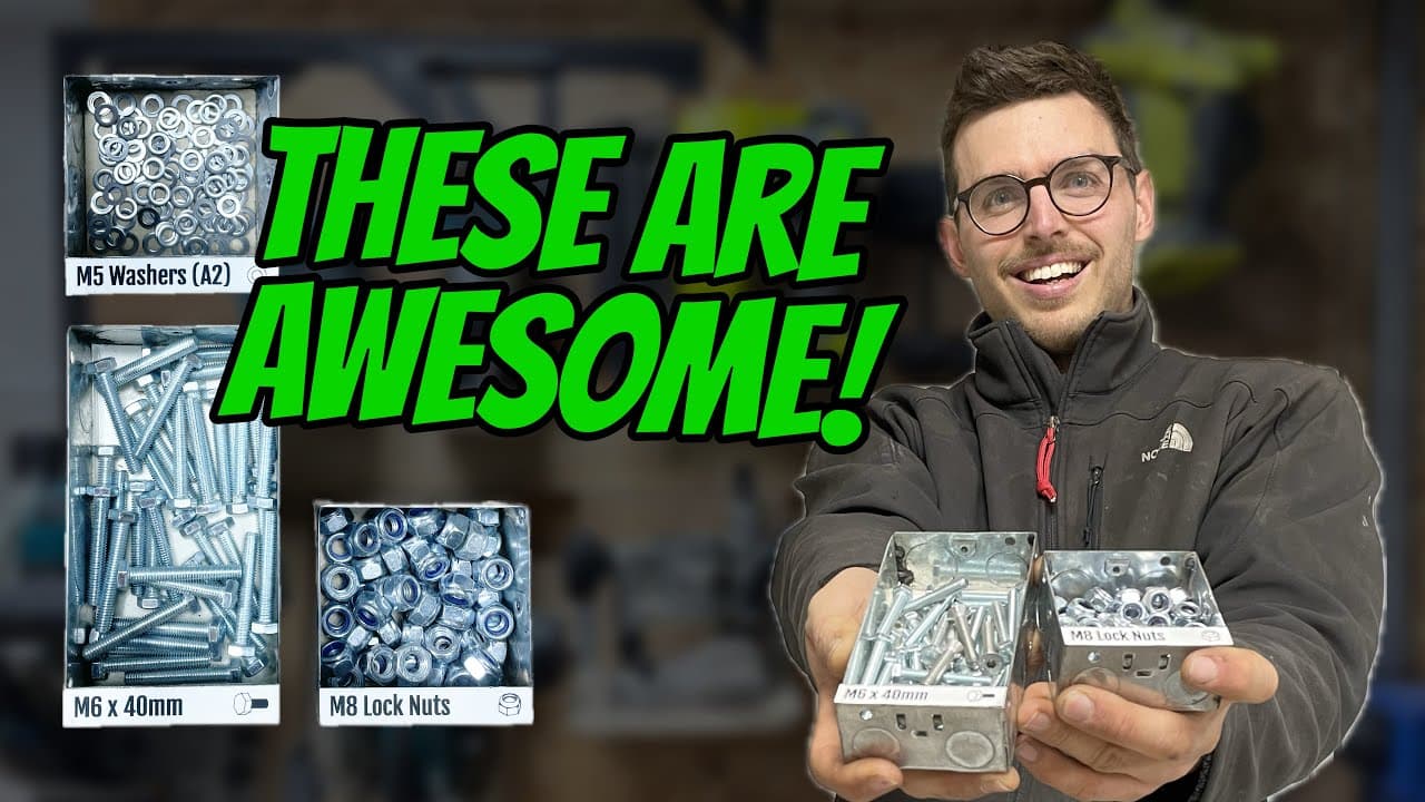 No More Mess! Budget Friendly Storage Hack for Nuts and Bolts