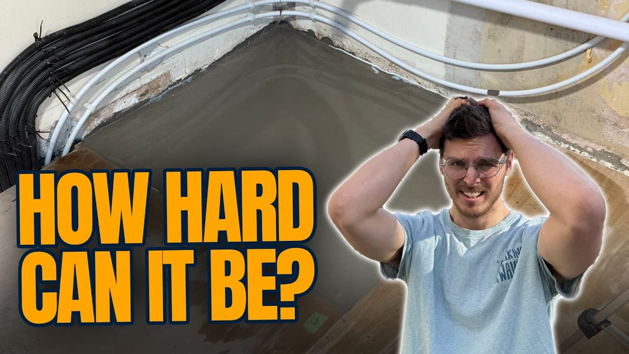 Screeding a Floor (Harder Than I Expected)