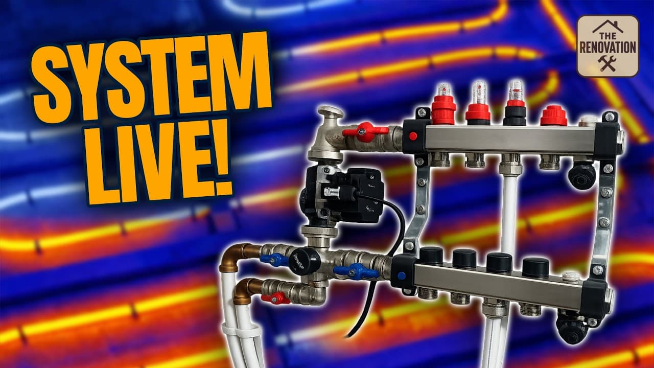 Powering My Underfloor Heating for the First Time